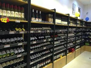Wholesale Wine Display Rack Light Duty Shelving Wall Mounted 1200mm * 400mm * 2200mm from china suppliers