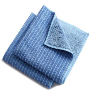 Wholesale 260gsm Microfiber Cleaning Cloth Blue Color Microfiber Scrubbing Cloth from china suppliers
