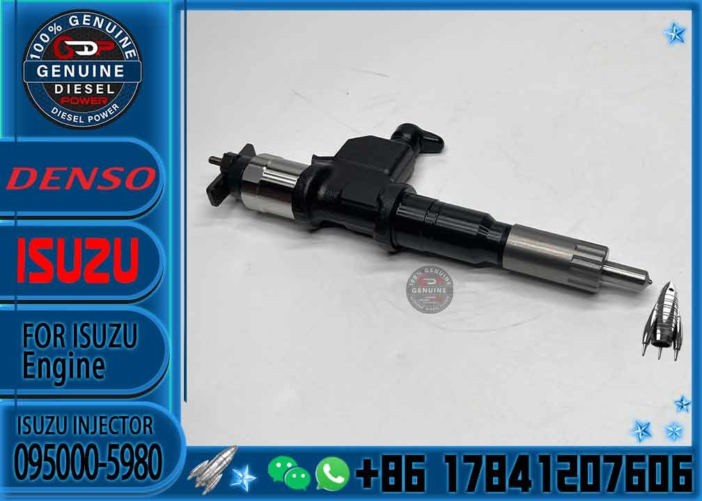 Genuine Original New Injector 095000-5982 095000-5981 095000-5980 for ISUZU 4HK1 6HK1