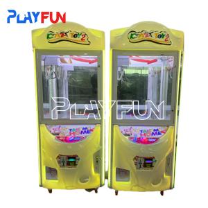 Wholesale Crazy Toy 2 Gifts Catch dolls Machine claw Crane Plush Toy Doll Claw Toy Arcade Games Machine from china suppliers