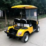 Yellow Color 60V 2 Seater mini Golf Cart EUV Electric Utility Vehicles