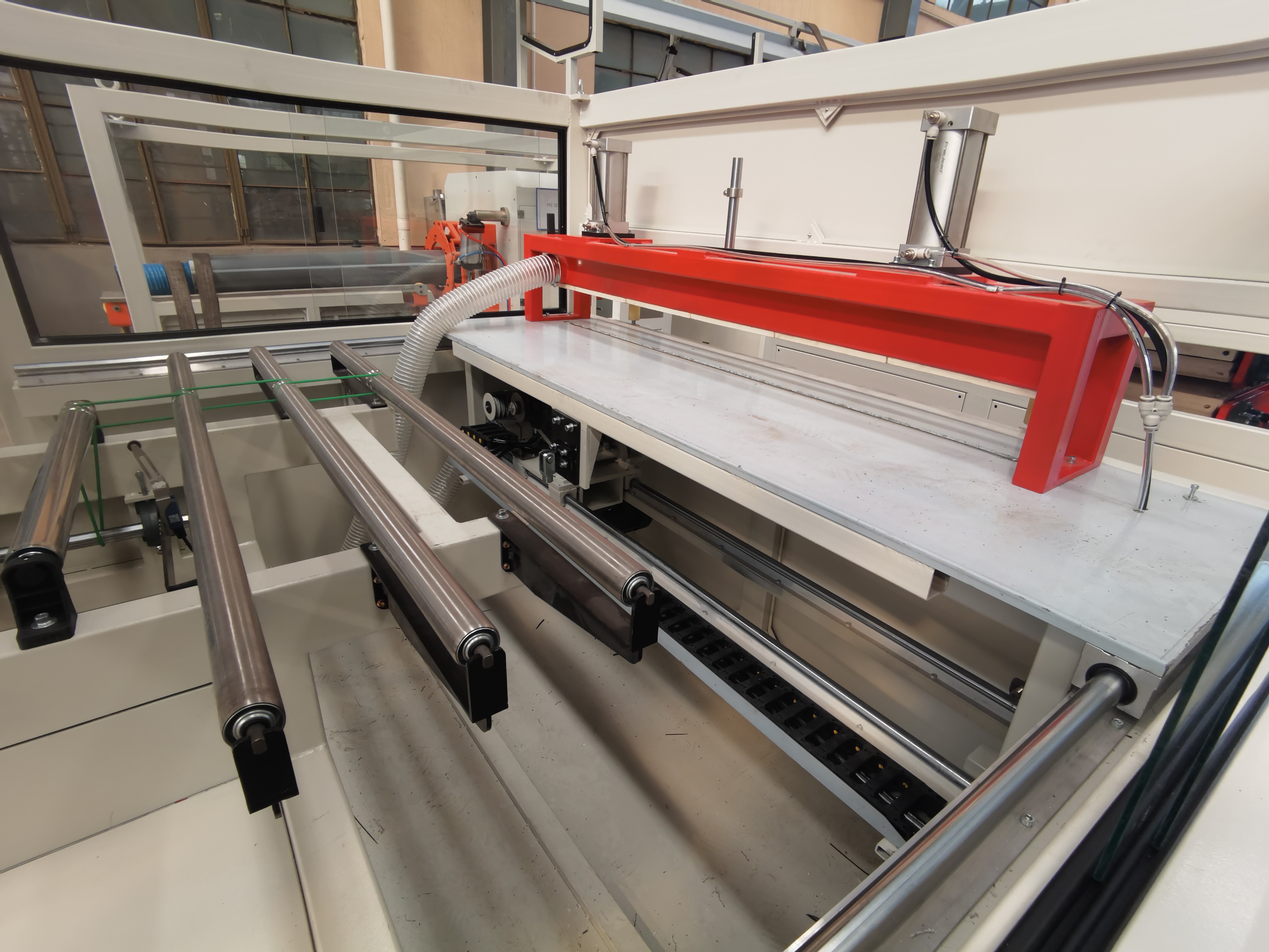 Plastic UPVC PVC Wall Panel Ceiling Cable Trunking Window And Door Corner Bead WPC Decking Profile Extrusion Production Making Manufacturing