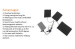Textiles Industry Warming Battery Heated Pad Adhesive