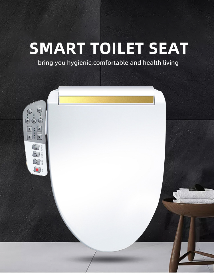 Closed Front Heated Toilet Seat Bidet For Bathroom Toilet / Smart Toilet Seat