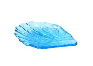 Wholesale Solid Colored Lead Free Glass 15cm Vintage Shell Shape Glass Plate from china suppliers