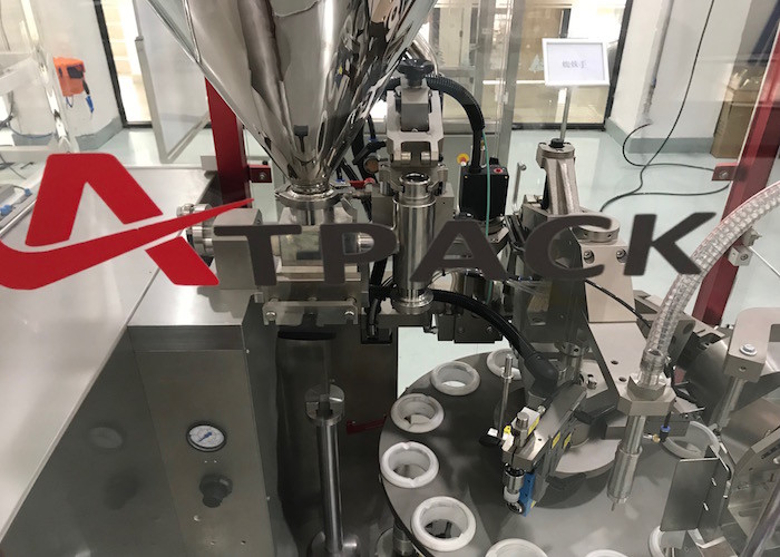 High Efficiency Plastic Tube Filling Machine 80 Pieces / Min Intelligent System