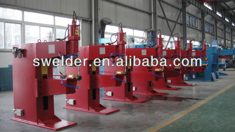 Double Side Welding Spot Welder with Max Electrode Pressure of 7.3 kn and 85mm Electrode Travel Length