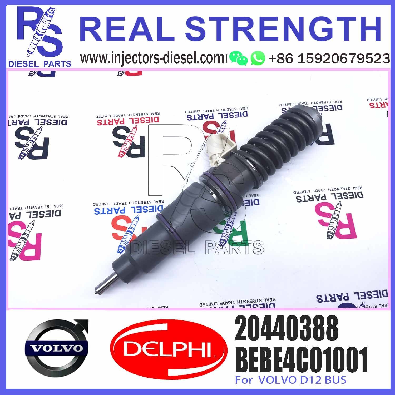 Diesel Electronic Inyector BEBE4C01001 85000071 20440388 unit injector For V-O-L-V D12 BUS