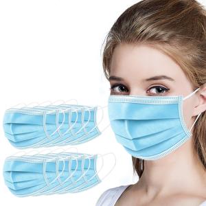 Wholesale Sterilized Medical Antibacterial Face Mask 3 Layer Surgical Mask Dust Pollution from china suppliers