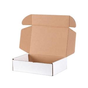 Wholesale White Corrugated Shipping Boxes Custom Logo Matte Glossy Aircraft Packaging from china suppliers