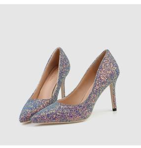 Wholesale ZM028 96289-23 New Style Super High Heel Pointed Toe Single Shoes Stiletto Sexy High Heel Women Shoes Wholesale from china suppliers