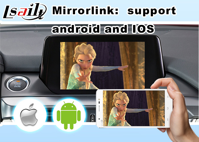 Android Car Interface for Mazda 6 , Multimedia Video GPS Navigation Box for MZD System 2014-2020 Model