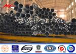 Galvanized 86um Steel Power Pole Outdoor Electrical Transmission Line