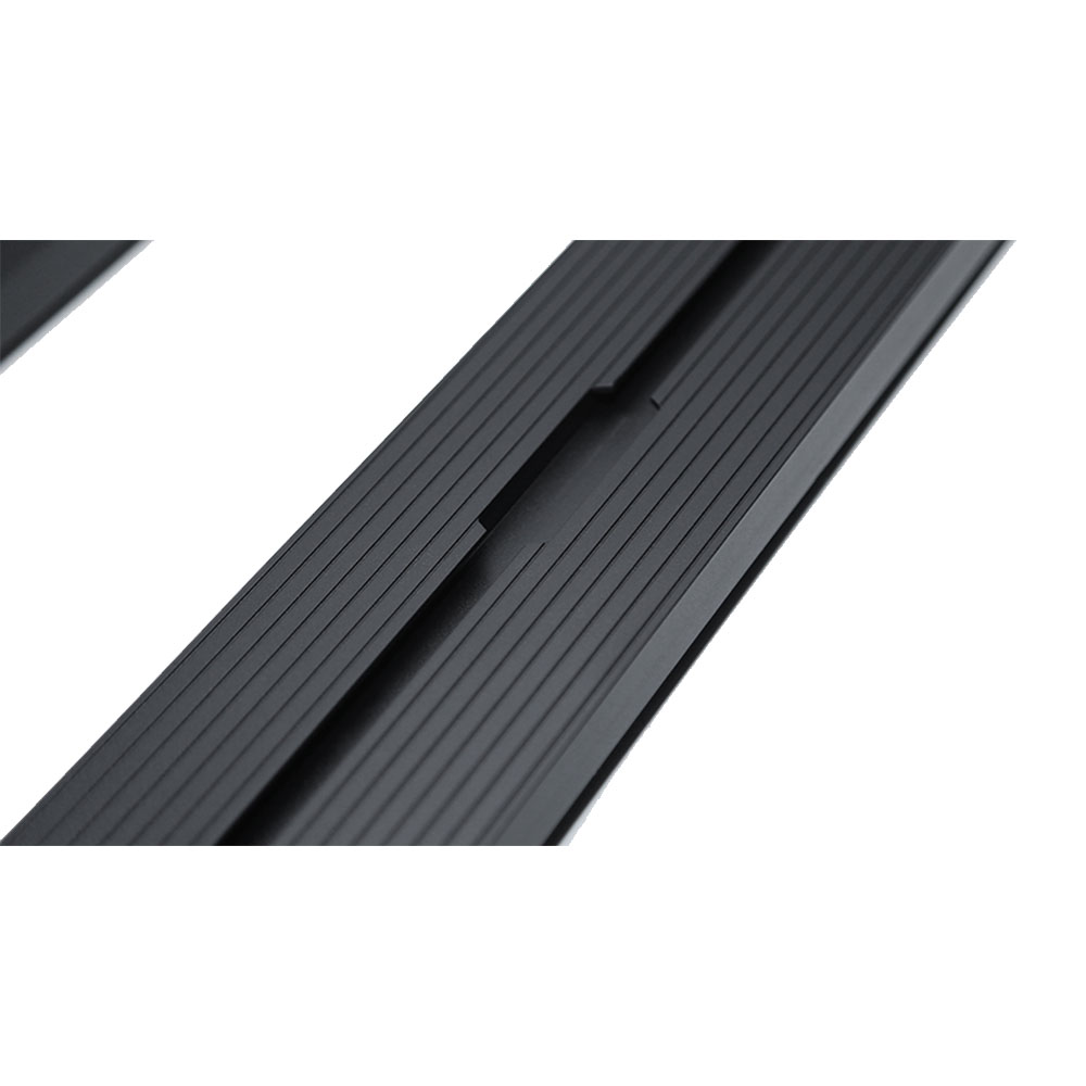 OEM Low Profile Black Powder Coating Aluminum Extrusion Roof Rack Platform for 4WD Car