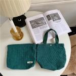ARTSY CORDUROY BAG CASUAL PORTABLE MINI LADIES CLUTCH BAG VINTAGE CLOTH BAG