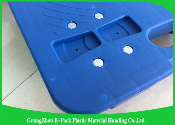 Recyclable Plastic Moving Dolly Stackable Convenience Transport For Logistics