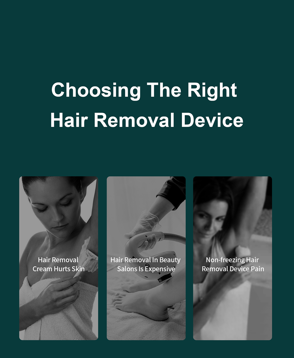 Freezing Point Laser IPL Hair Removal Epilator 990000 Flashes Home Use Portable Ice Cool Painless Hair Remove Device Dep
