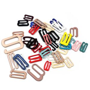 Wholesale Niris Lingerie Colorful Bra Nylon Coated Metal Ring and slider from china suppliers