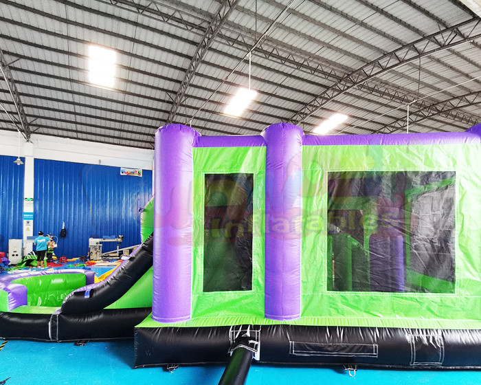 OEM Inflatable Bounce House Combo Super Hero Bouncy Castle