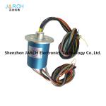 RJ45 USB 2.0 Ethernet Slip Ring Signal Bore Size 12.7mm USB 3.0 through bore