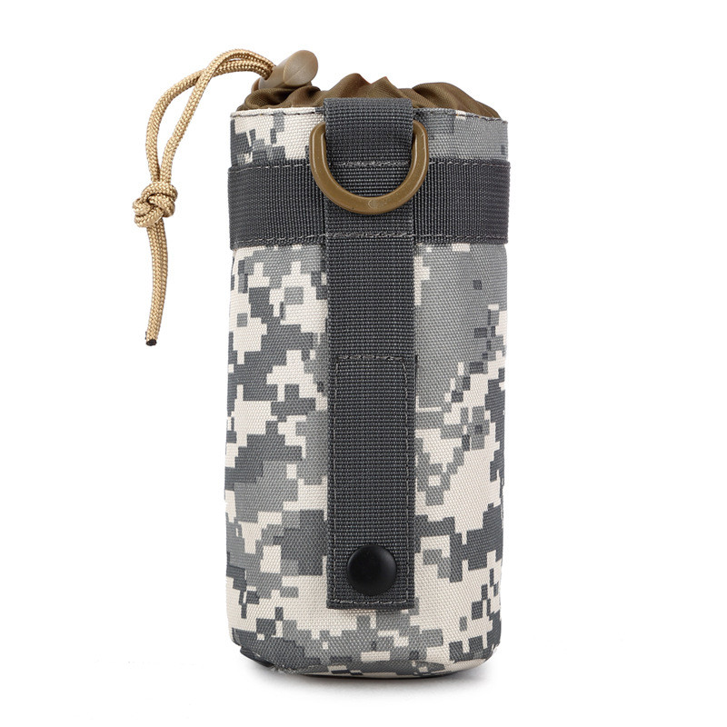 OUTDOOR TACTICAL CAMOUFLAGE WATER BOTTLE BAG WATER BOTTLE BAG SPORTS ACCESSORIES SUB BAG HANGING BAG PORTABLE SMALL BAG
