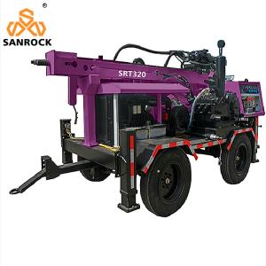 Wholesale Trailer Mounted Water Well Drilling Rig Hydraulic Portable Deep Well Drilling Machine from china suppliers