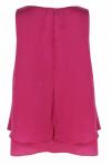 Pink Color Ladies Fashion Tops Ladies Casual Sleeveless Vest In Summer