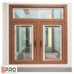 Energy Efficient Customized Aluminum Casement Windows Double Glazed inward