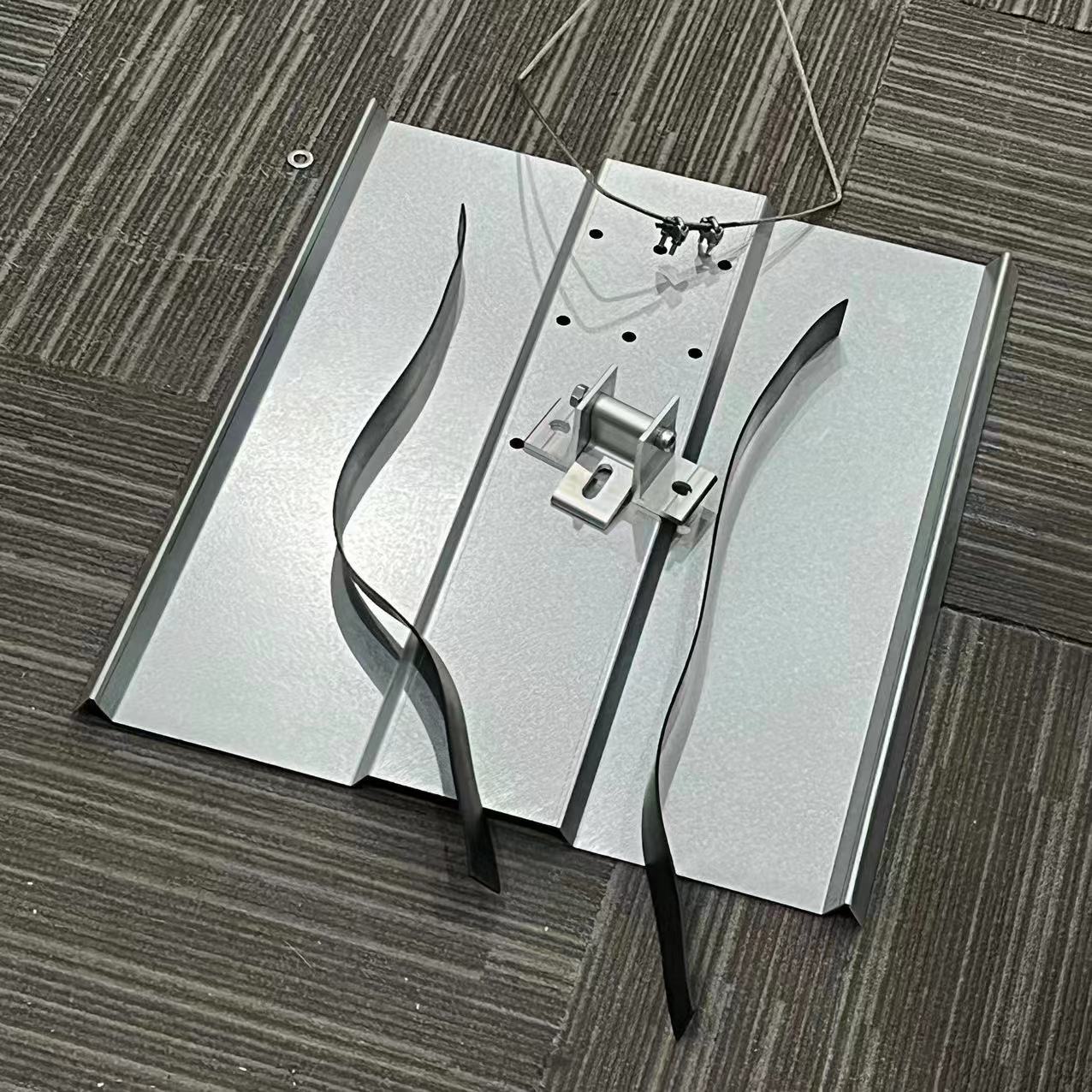 25-30 Years of Service Life Solar Railing Ballasted Roof Mounting System for Flat Roof