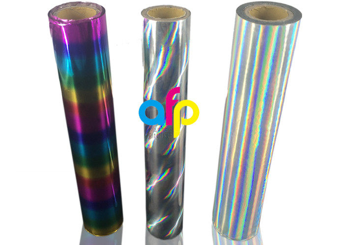 Strong Adhesion Laser Holographic Rainbow Hot Stamping Foil For the Fabrics