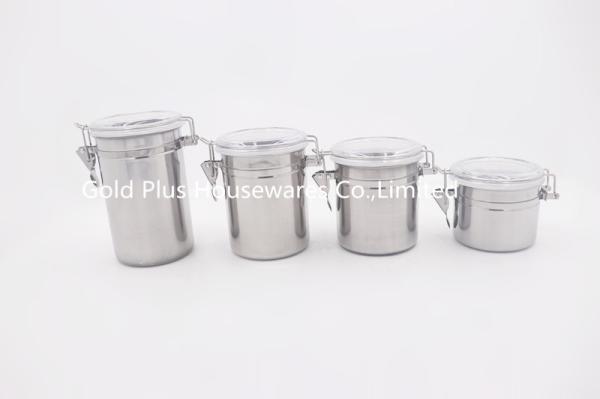 Kitchenware catering buffet serving airtight storage jar coffee tea canister