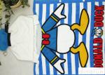Boys / Girls Hooded Poncho Towels Donald Duck Mickey Mouse Shape Comfortable