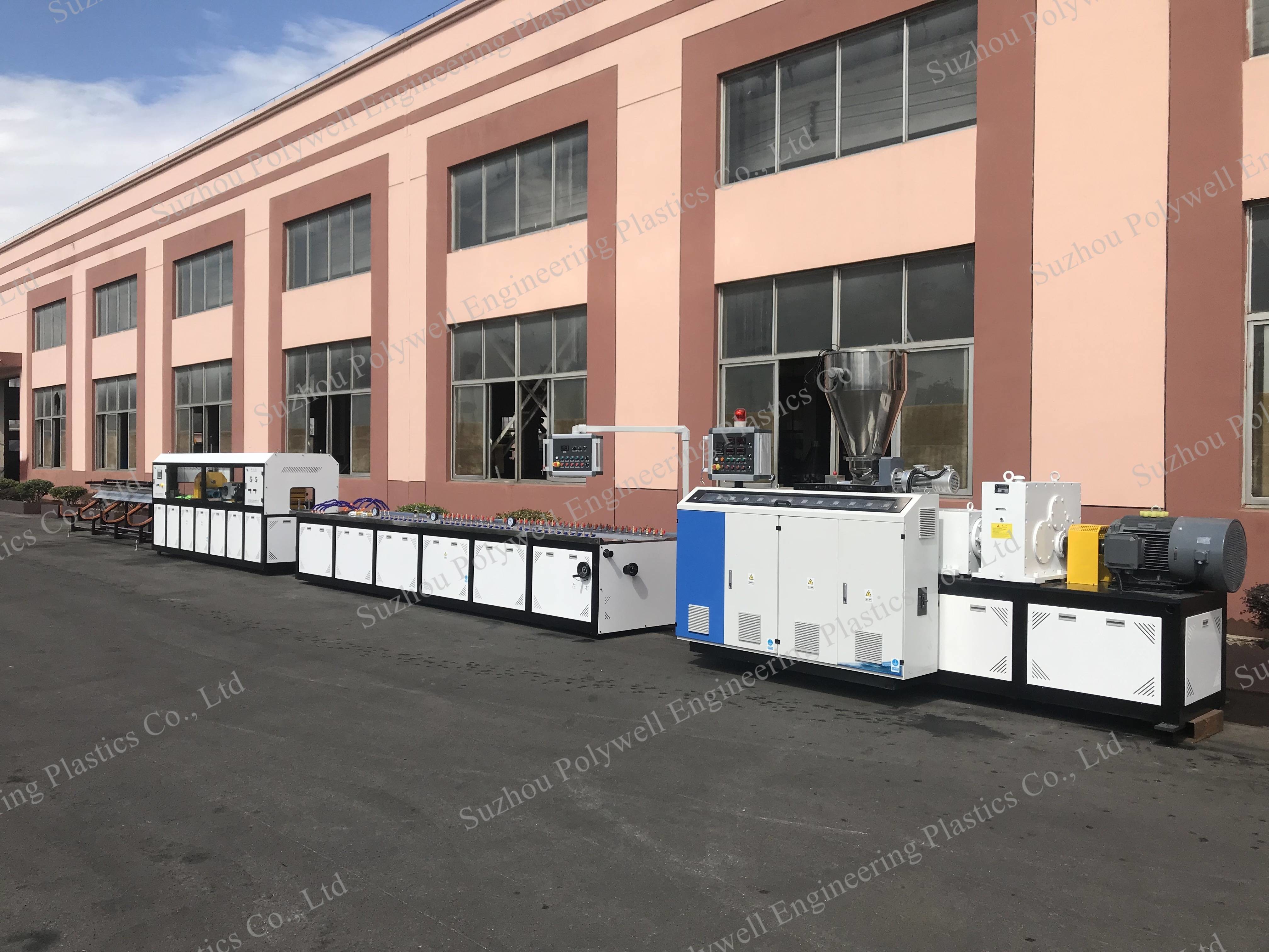 Wood WPC Plastic PVC Extruder Making Machine Window Sill/ Door Frame Profile