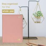 PU Leatherette Cover Medium Academic Planner 100GSM Ivory Paper