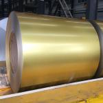 Golden Color Anti-finger print AFP AZ70 GL Galvalume 55% ALU-ZINC Steel Coils