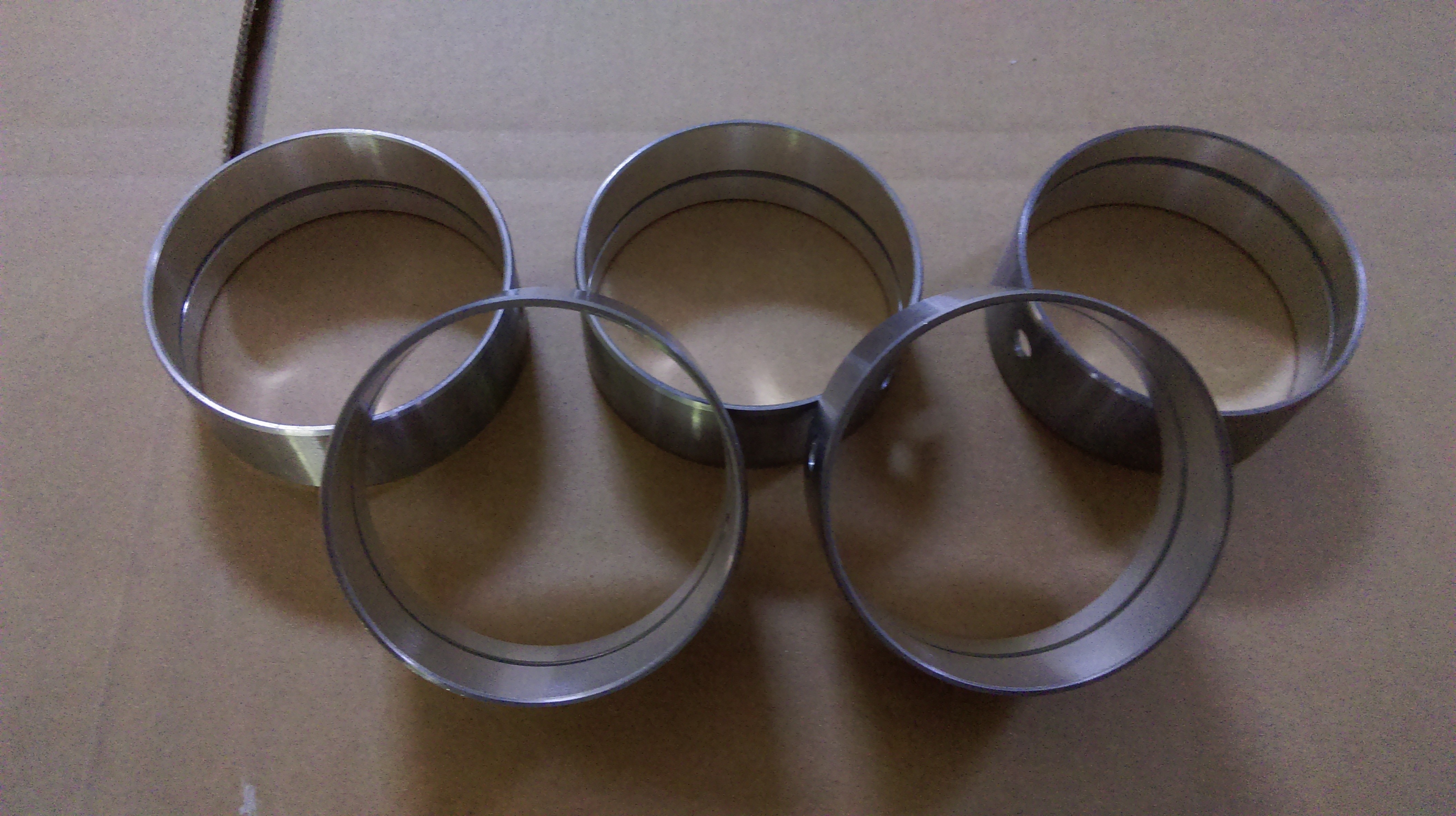 Connecting Rod Bushes Bimetal Bushing Steel With Aluminum Bronze Friction Coefficient Low