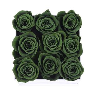 Wholesale Preserved Roses Gift Eternal Rose In Square Flower Box for wife or gilrfriend from china suppliers