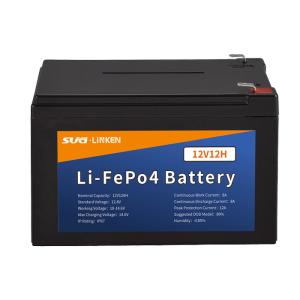 Wholesale IP67 12ah Lithium Ion Storage Battery 12.8v Lifepo4 Solar Battery from china suppliers