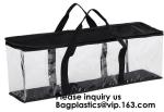 PVC Tote Bag Interior Mesh Reinforced Double-Stitched Handle Storage Bags hold