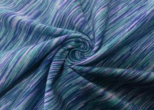 Wholesale 240GSM 92 Percent Polyester 8 Percent Spandex Weft Knitting Blue Green from china suppliers