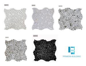 Wholesale 100Sqm PRIMERA Outdoor Garden Wall Tiles , Cobblestone Colorful Mosaic Glass Tile from china suppliers