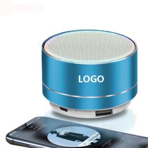 Wholesale Promotional Mini wireless bluetooth speaker 70*46mm Metal logo customized from china suppliers