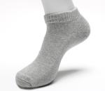 OEM Spring Mens Sports Ankle Socks Plain Color Knitted Running Ankle Socks Knit