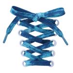 Colorful Plastic Toe Shoelace Toe Seal Baotou Printed Flat Cotton Shoelaces