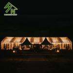 20x35m Outdoor Clear Roof Wedding Marquee Tent Croatia Style For 500 Seaters