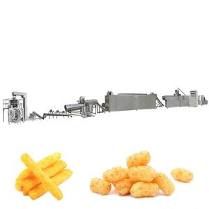 Wholesale Double Screw Extruder Snack Food Production Line For Corn Puff from china suppliers