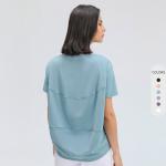 Women Naked Feeling Yoga 150gsm Activewear T Shirts Light Weight