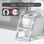 OUNINBEAR Plastic Potty Training Toilet Seat With Step Stool Ladder Anti Skid