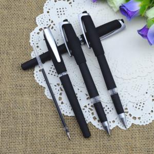 Wholesale Gel pen,Promotional gel-ink pen with cap,black rubber gel-ink pen with eraser from china suppliers