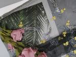 2 Colorway Floral Party Beaded Embroidery Fabric